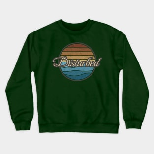 Disturbed Retro Waves Crewneck Sweatshirt